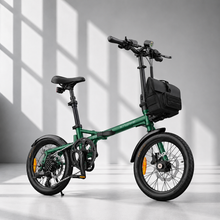 ENGWE Zip foldbar elcykel med 250W motor, op til 120 km rækkevidde, torque sensor, Shimano 7 gear og hydrauliske skivebremser.