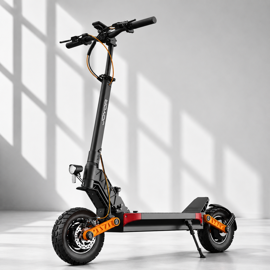 Joyor S10-S-Z el-løbehjul med dobbelt motor og kraftig affjedring