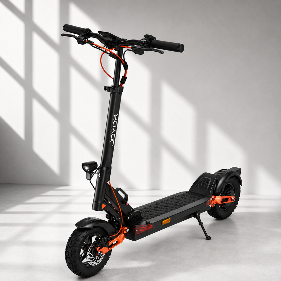 Joyor T6 el-løbehjul i sort med 10 tommer off-road dæk