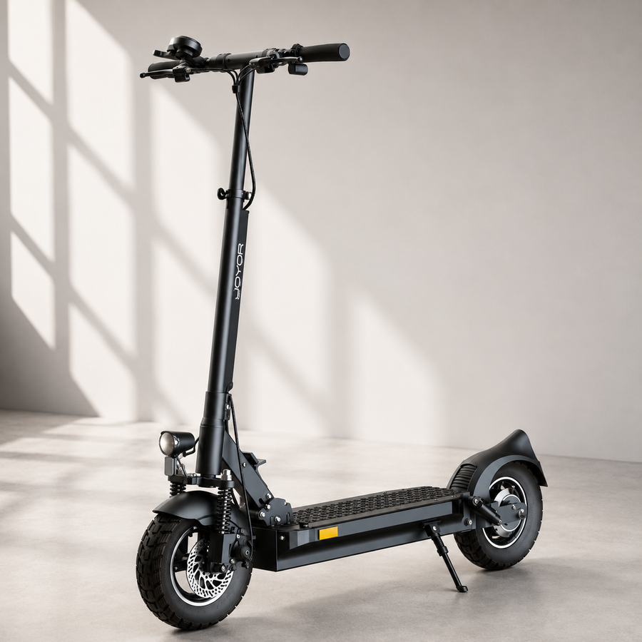 Joyor Y8-S ABE el-løbehjul i sort med 10 tommer off-road dæk