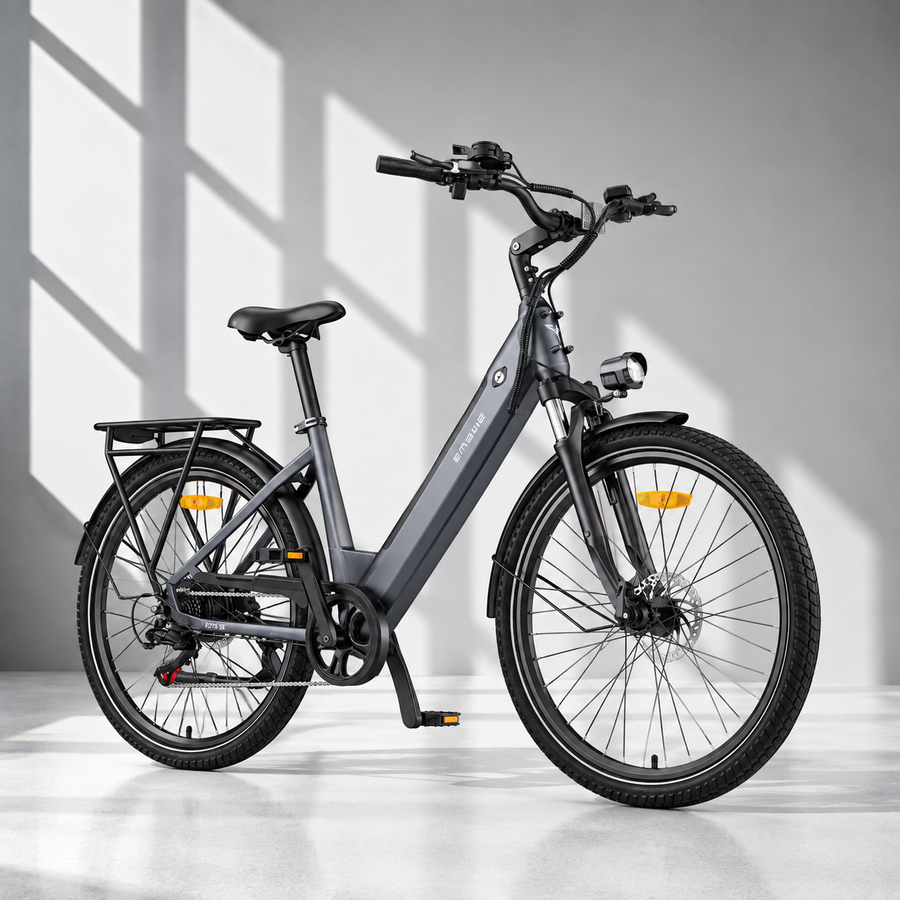 ENGWE P275 SE grå damecykel – elcykel med 250W motor og op til 100 km rækkevidde